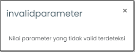 Mengatasi Invalid Parameter pada saat login web kuliah